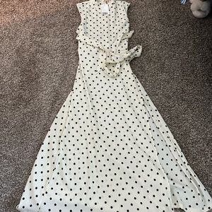 NWT H&M Polka Dot Midi Dress